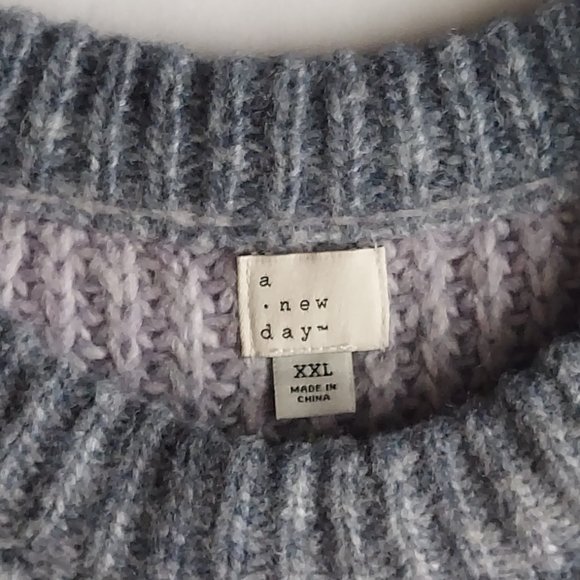 A.NEWDAY XXL long sleeve crew neck sweater - Picture 2 of 4